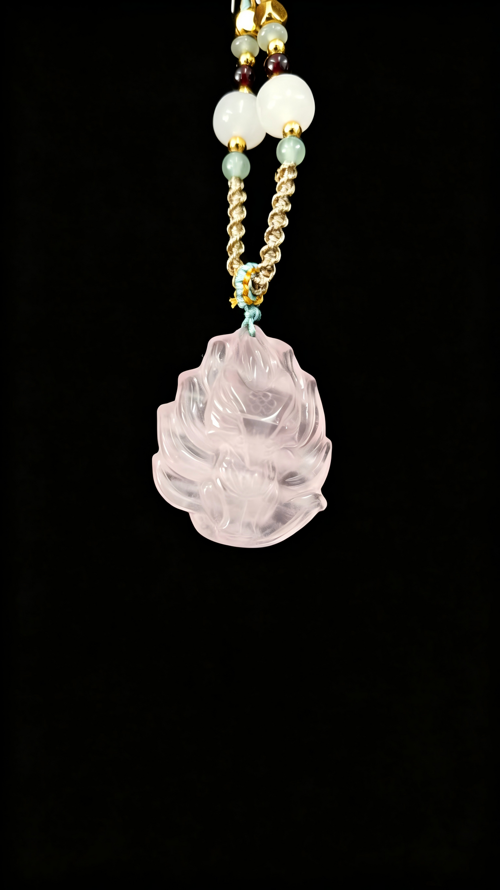 Nine-Tailed Fox Pink Pendant