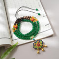 Green Agate Sweater Chain (Ruyi Style)