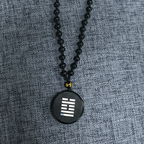 Obsidian Xuanwu necklace
