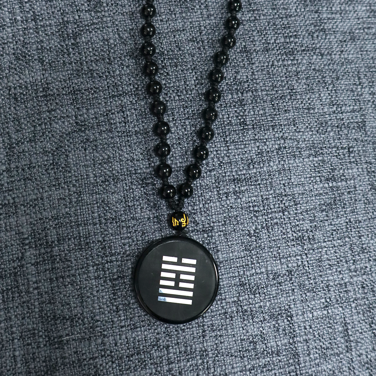 Obsidian Xuanwu necklace