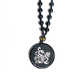Obsidian Xuanwu necklace