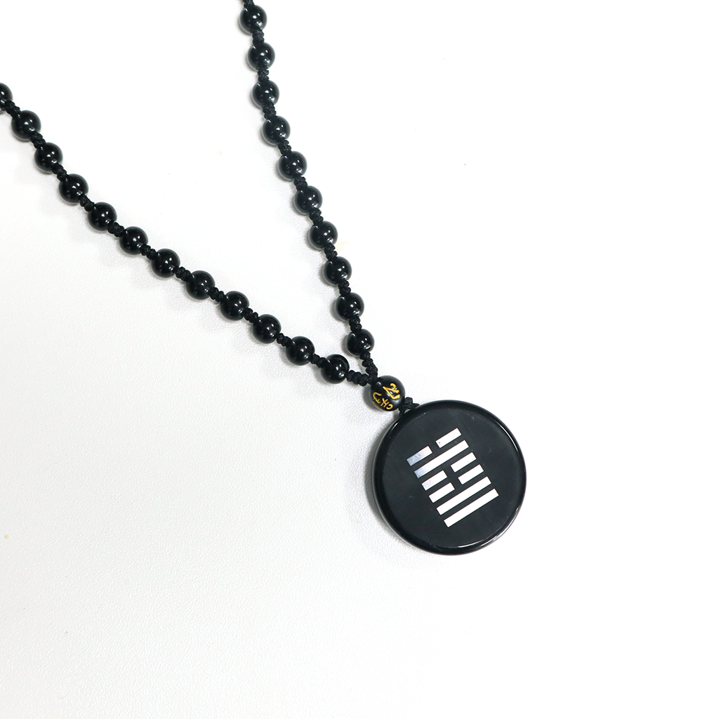 Obsidian Xuanwu necklace