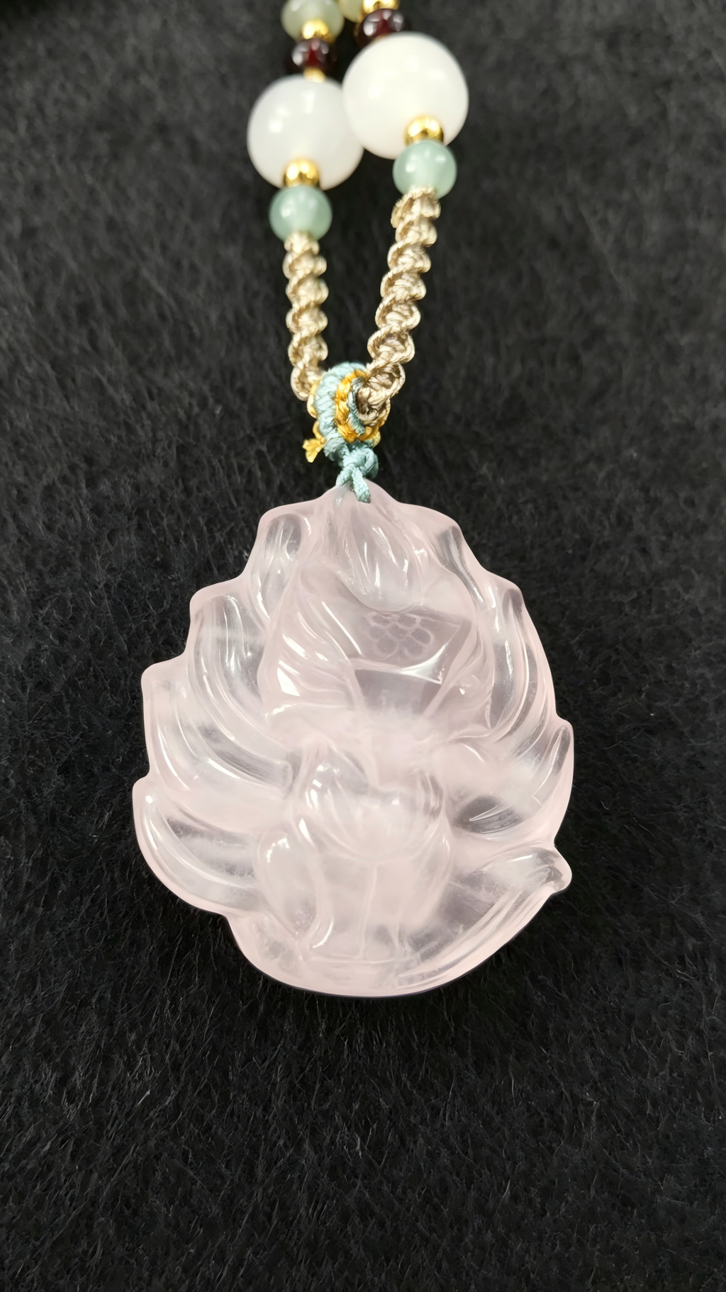 Nine-Tailed Fox Pink Pendant