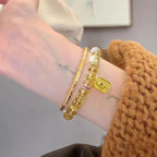 Natural Citrine Beaded Bracelet