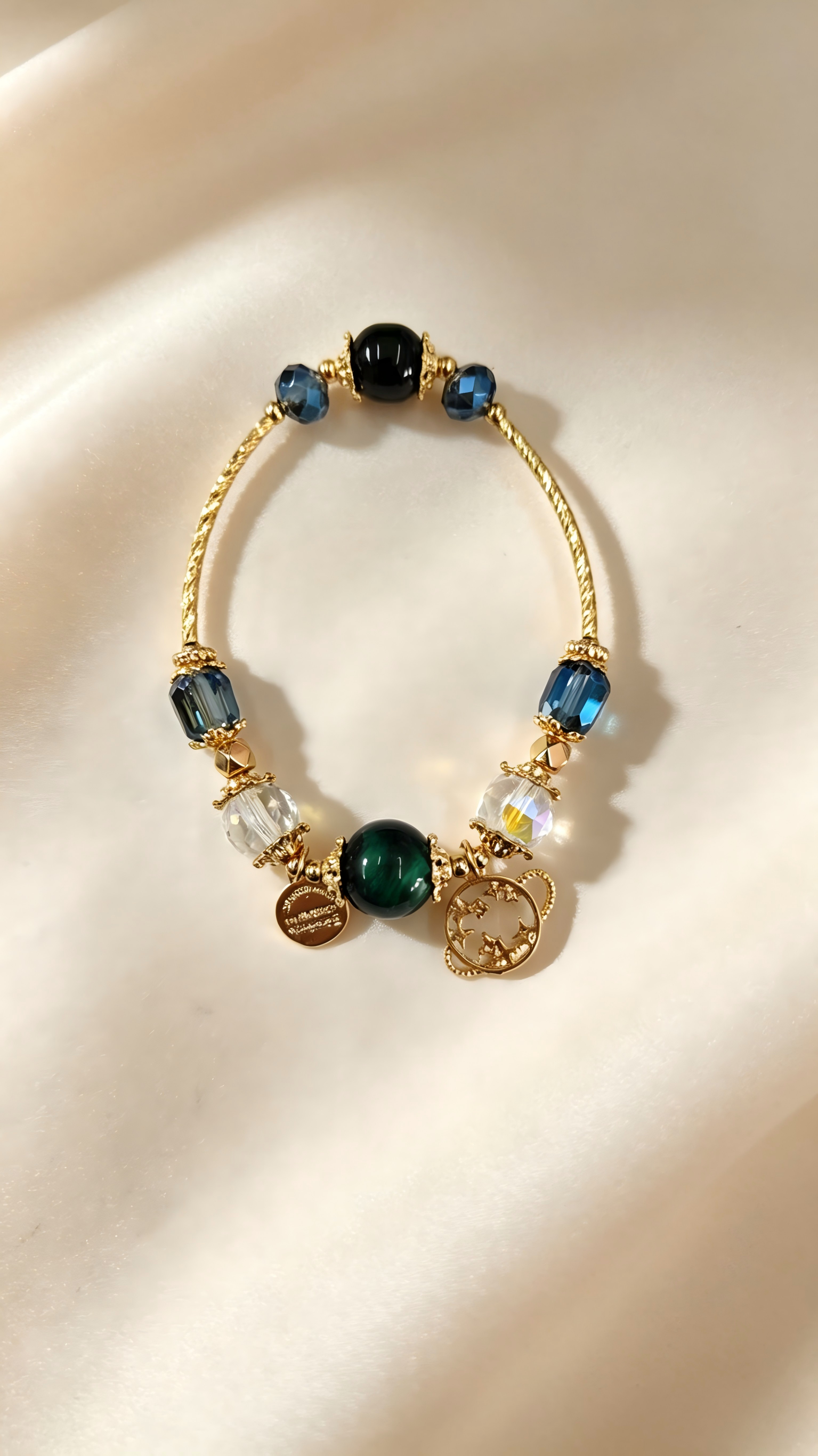 Tiger's Eye Stone Starry Sky Bracelet