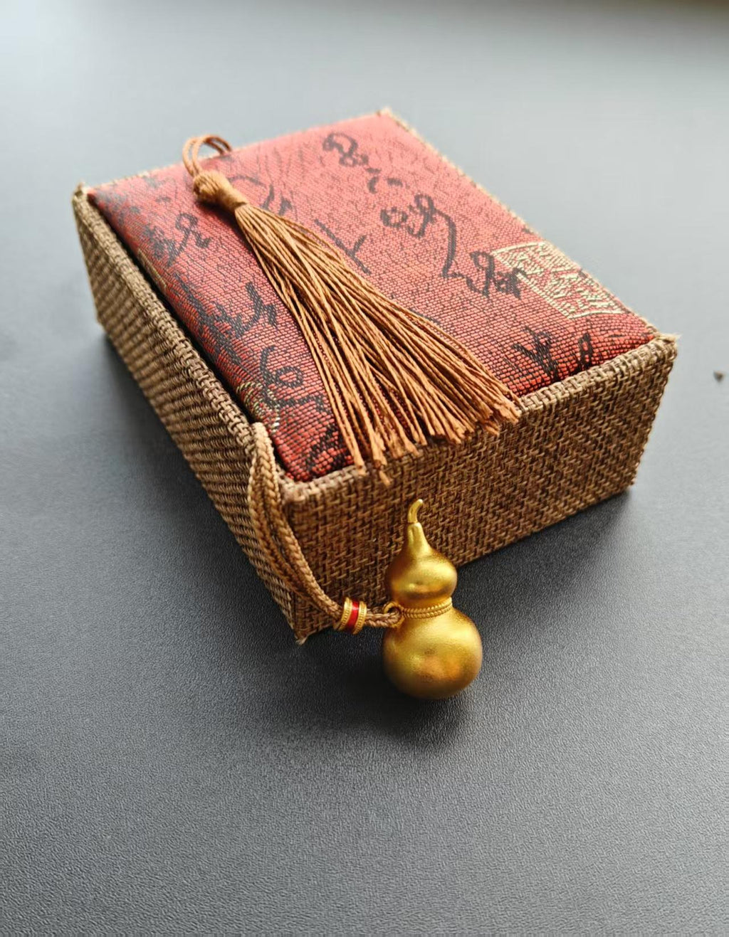 Sand Gold Gourd Necklace