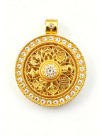 Eight Treasures Compass Pendant