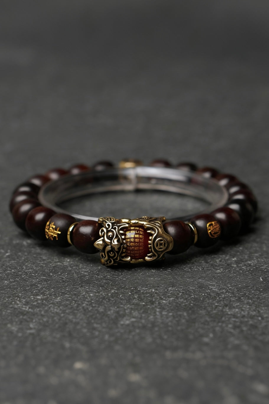 7 Auspicious Beast Golden Light Mantra Bracelet