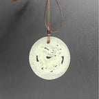 Openwork Dragon Jade Pendant