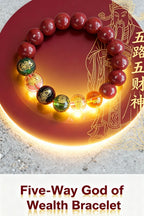 Five Paths God of Wealth Bracelet
