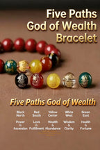 Five Paths God of Wealth Bracelet