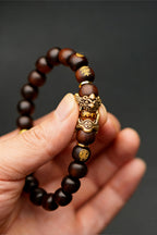 7 Auspicious Beast Golden Light Mantra Bracelet