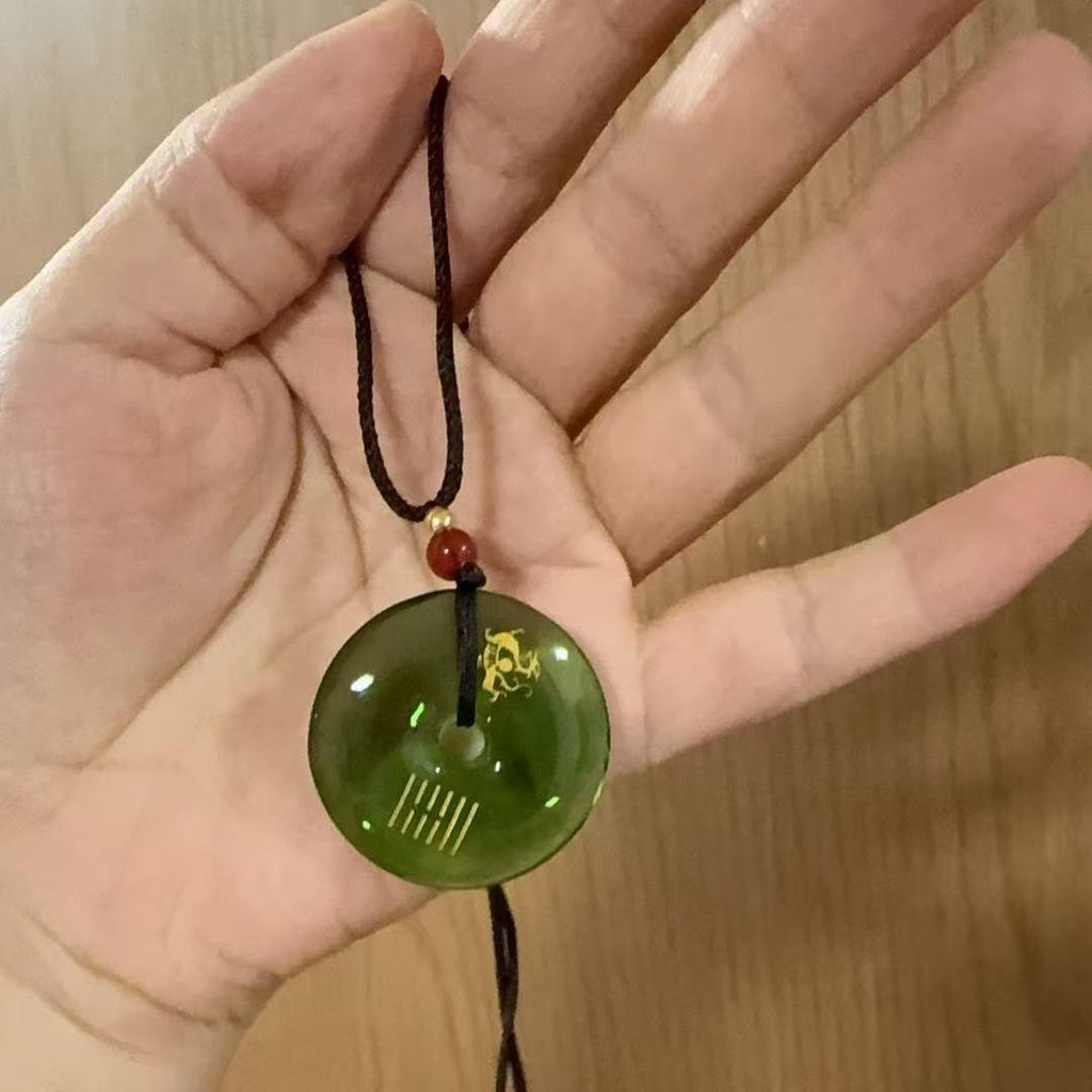 Green Agate Lucky Necklace