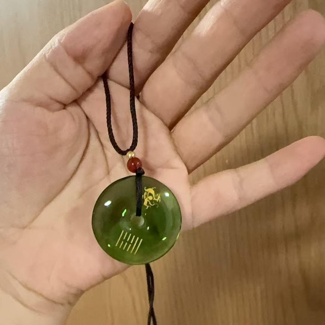 Green Agate Lucky Necklace