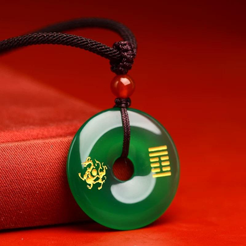 Green Agate Lucky Necklace
