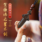 Lightning Strike Wooden Sword Pendant