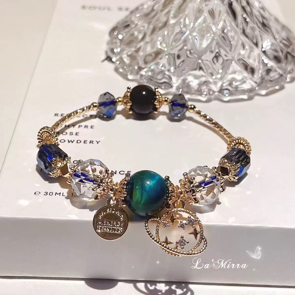Tiger's Eye Stone Starry Sky Bracelet