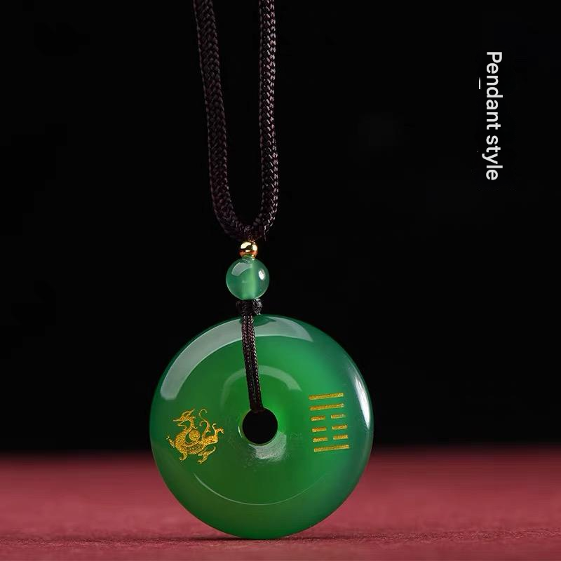 Green Agate Lucky Necklace