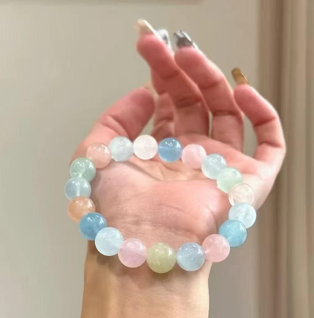 Morganite Crystal Bracelet