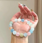 Morganite Crystal Bracelet
