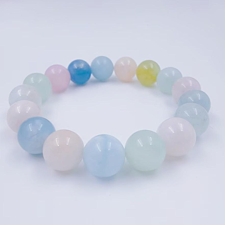 Morganite Crystal Bracelet
